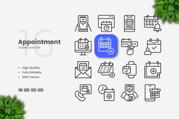 Apointment Icons: Simplify Your Visual Communication