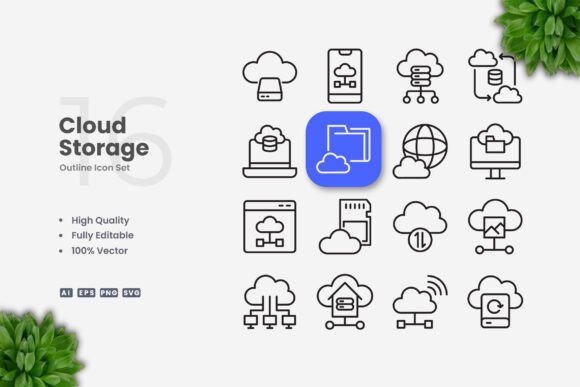 Cloud Storage Icons: Essential Visual Tools for Modern Design