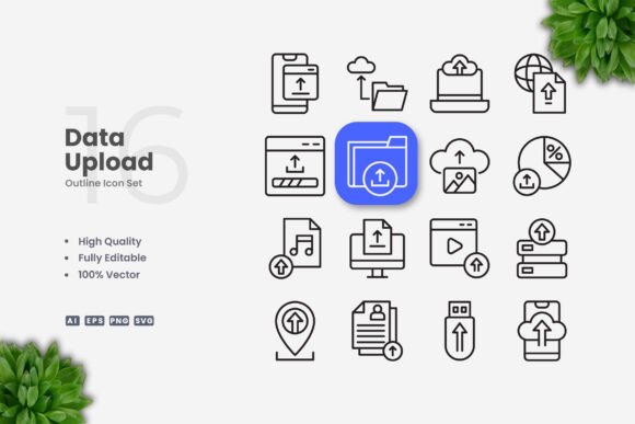Data Upload Icons: A Versatile Design Solution