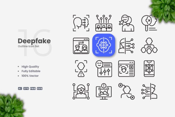 Deepfake Icons: A Modern Solution for Clean and Versatile Design