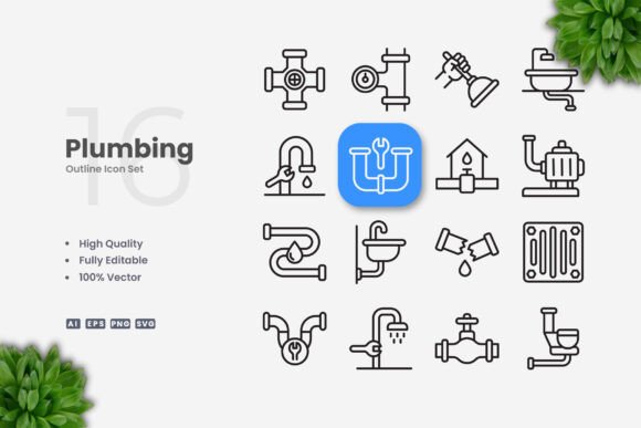 Plumbing Icons: A Versatile Tool for Modern Design Projects