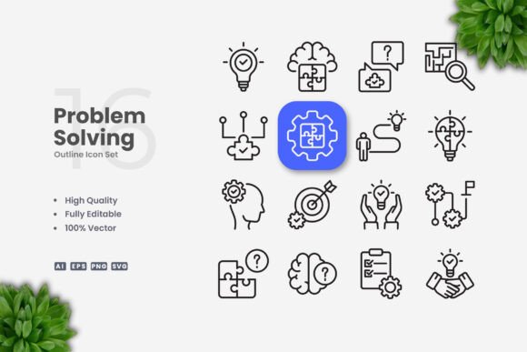 Problem Solving Icons for Every Need