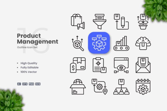 Product Management Icons for Creative Projects