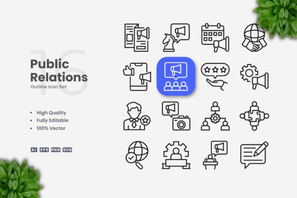 Public Relations Icons: Essential Tools for Modern Visual Communication
