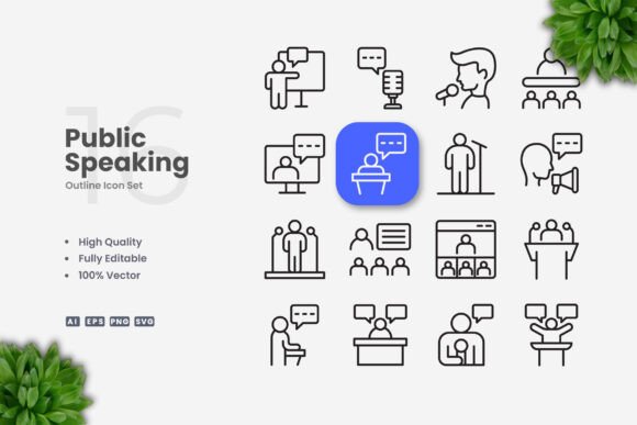 Public Speaking Icons: Essential for Visual Communication