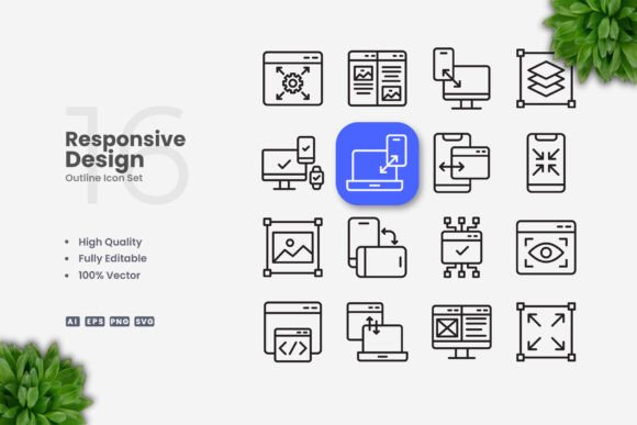 Responsive Design Icons for Every Project
