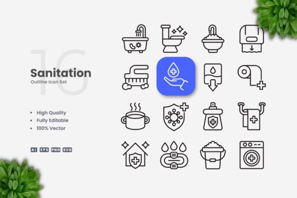 Sanitation Icons: A Modern Solution for Clean and Clear Communication
