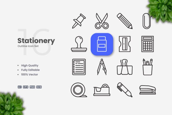 Stationery Icons: A Versatile Tool for Modern Design