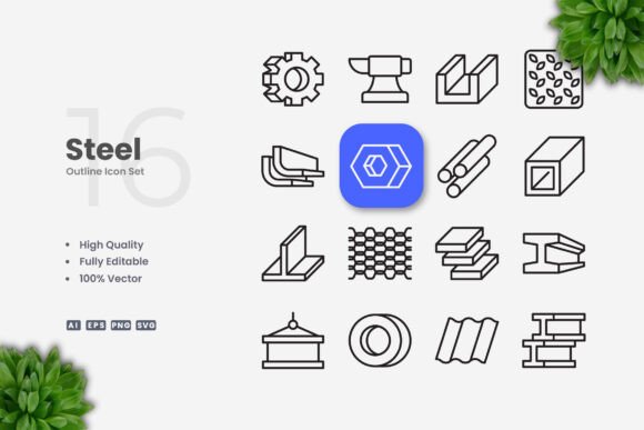 Steel Icons: The Power of Simple and Clean Icon Design