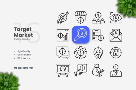 Target Market Icons