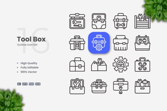 Tool Box Icons: Essential for Every Designer