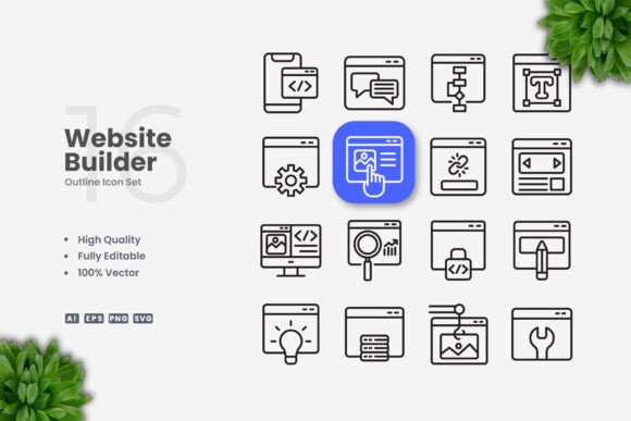 Website Builder Icons: The Ultimate Tool for Clean and Professional Design