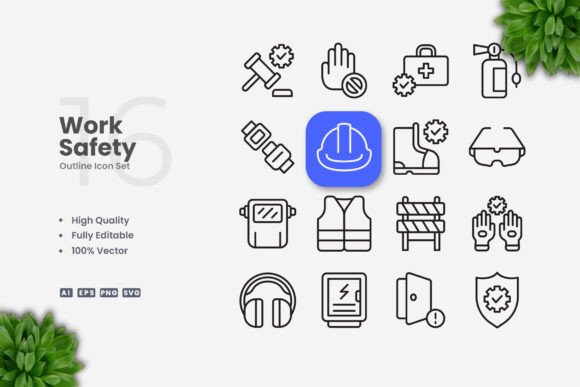 Work Safety Icons for Clear Communication